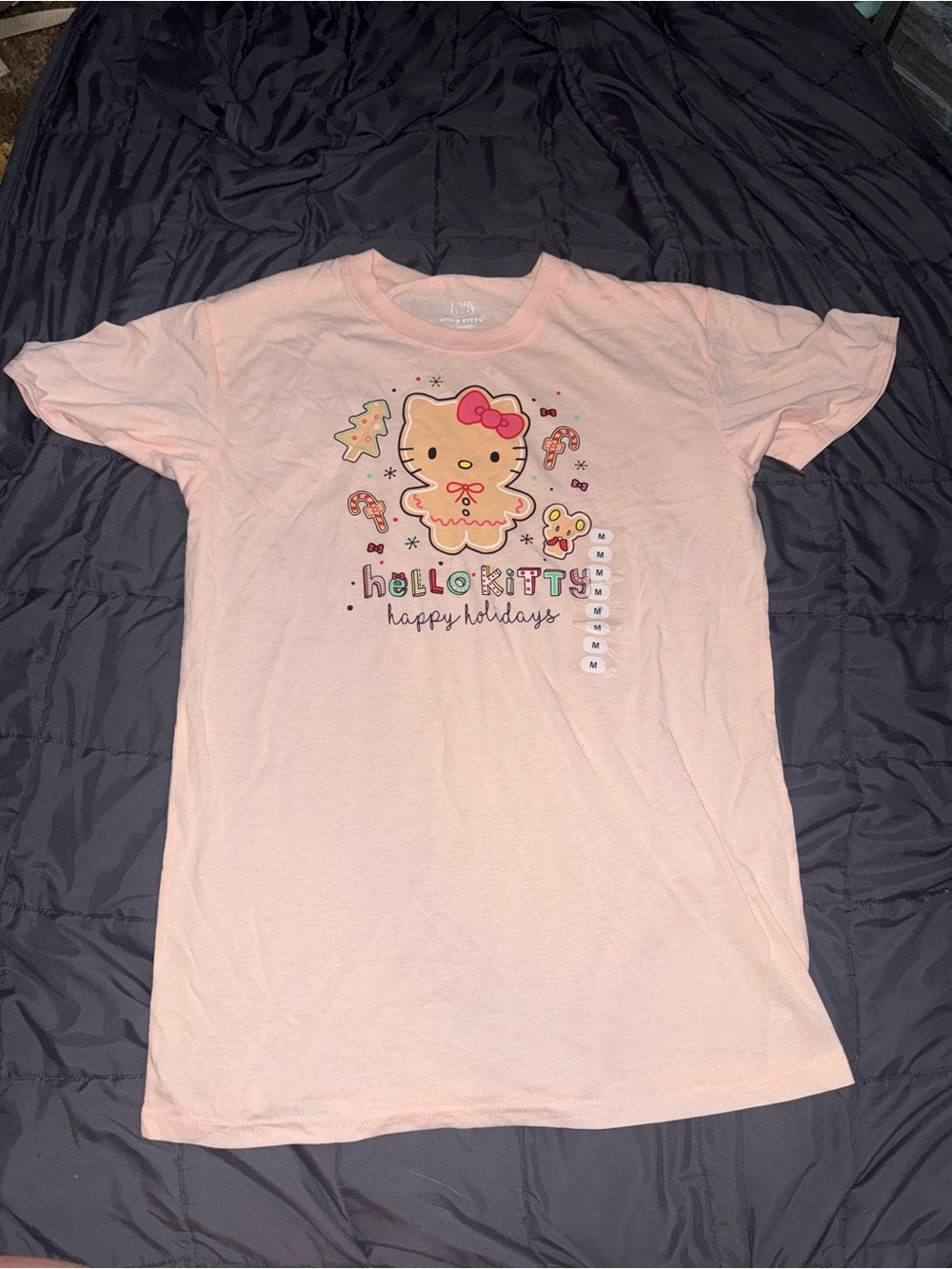 Hello Kitty Light Pink Holiday Graphic Tee